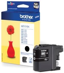 114990 Brother LC121BK Blekk BROTHER LC121BK sort 